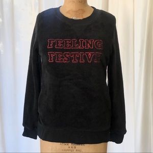 Wondershop Festive fuzzy sweatshirt